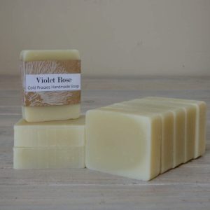 Natural Handmade NZ Soap Violet Rose