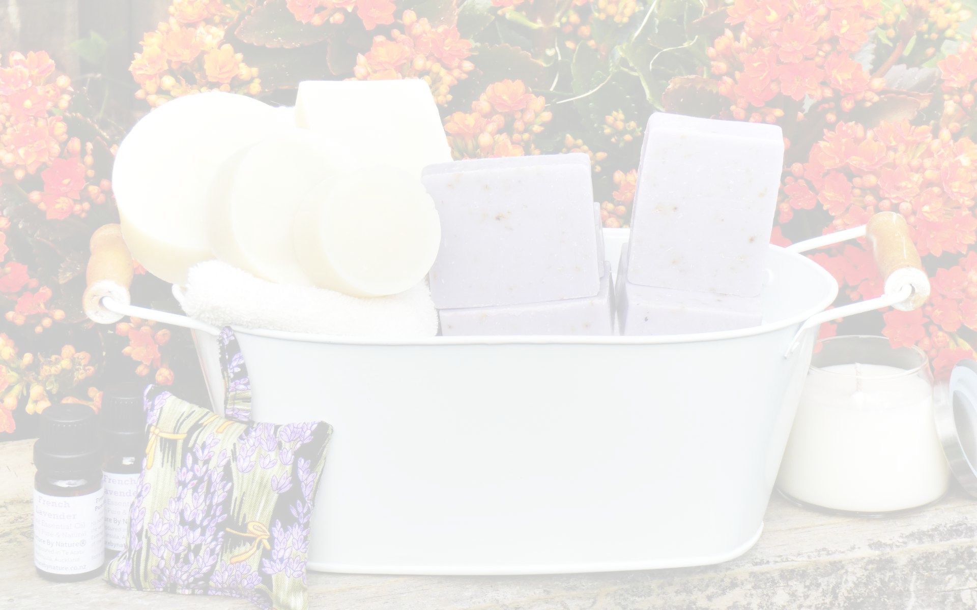 Natural Handmade Soap NZ Lavender Scented Sachet Soy Candle